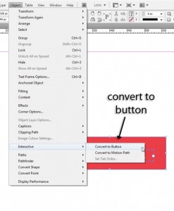 3 - Using the Button Feature in InDesign CS5