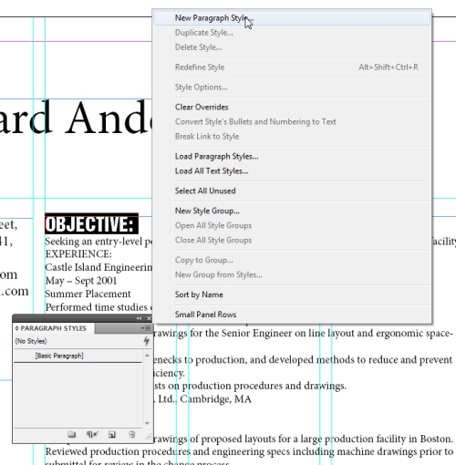 How to Design a Resume in InDesign CS5