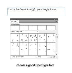 2 - Using OpenType Fonts