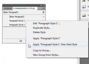 4 - InDesign’s Next Style Feature