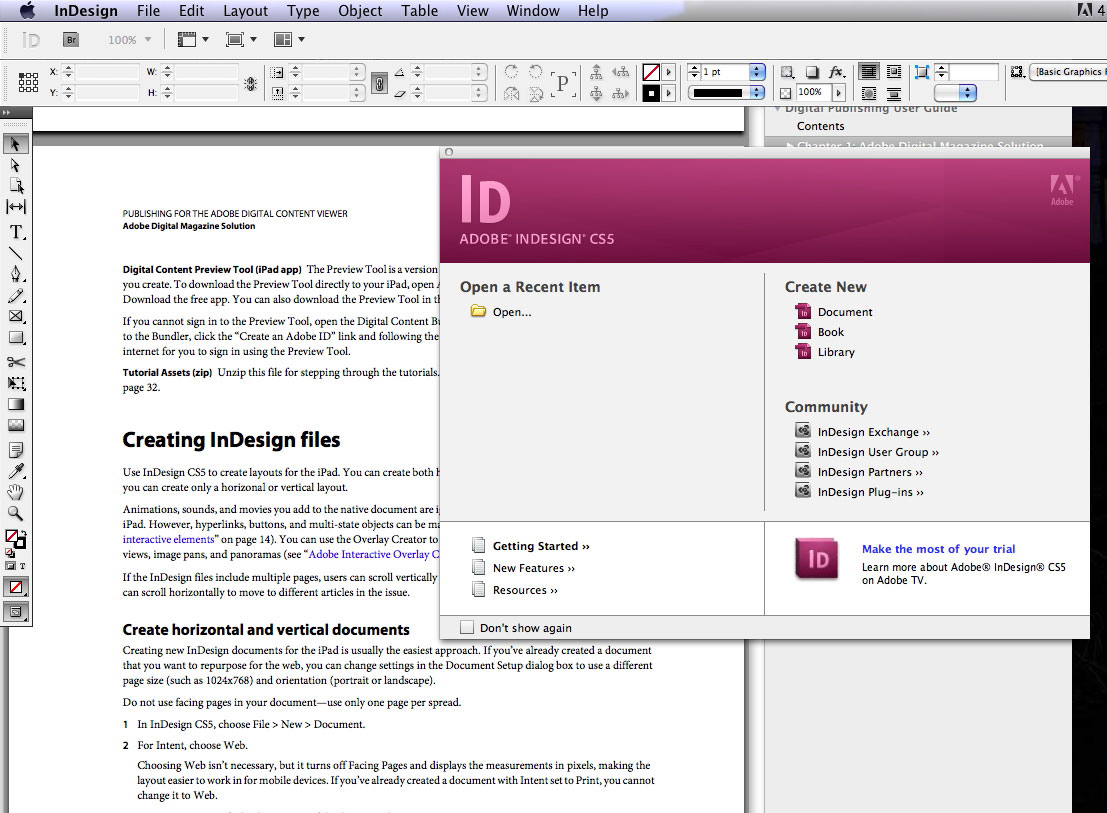 InDesign’s Page Tool