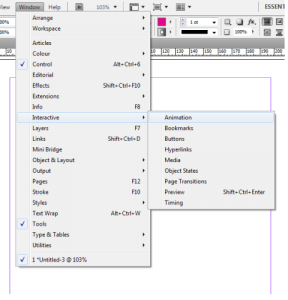 1 - Animation in InDesign